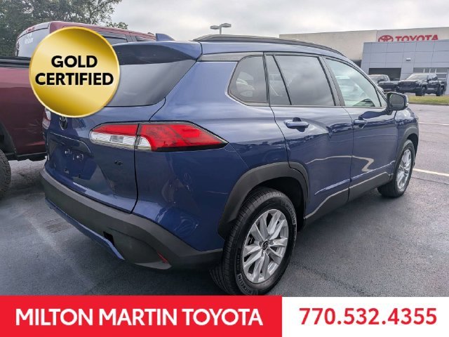 Certified Used 2022 Blue Toyota LE image 4