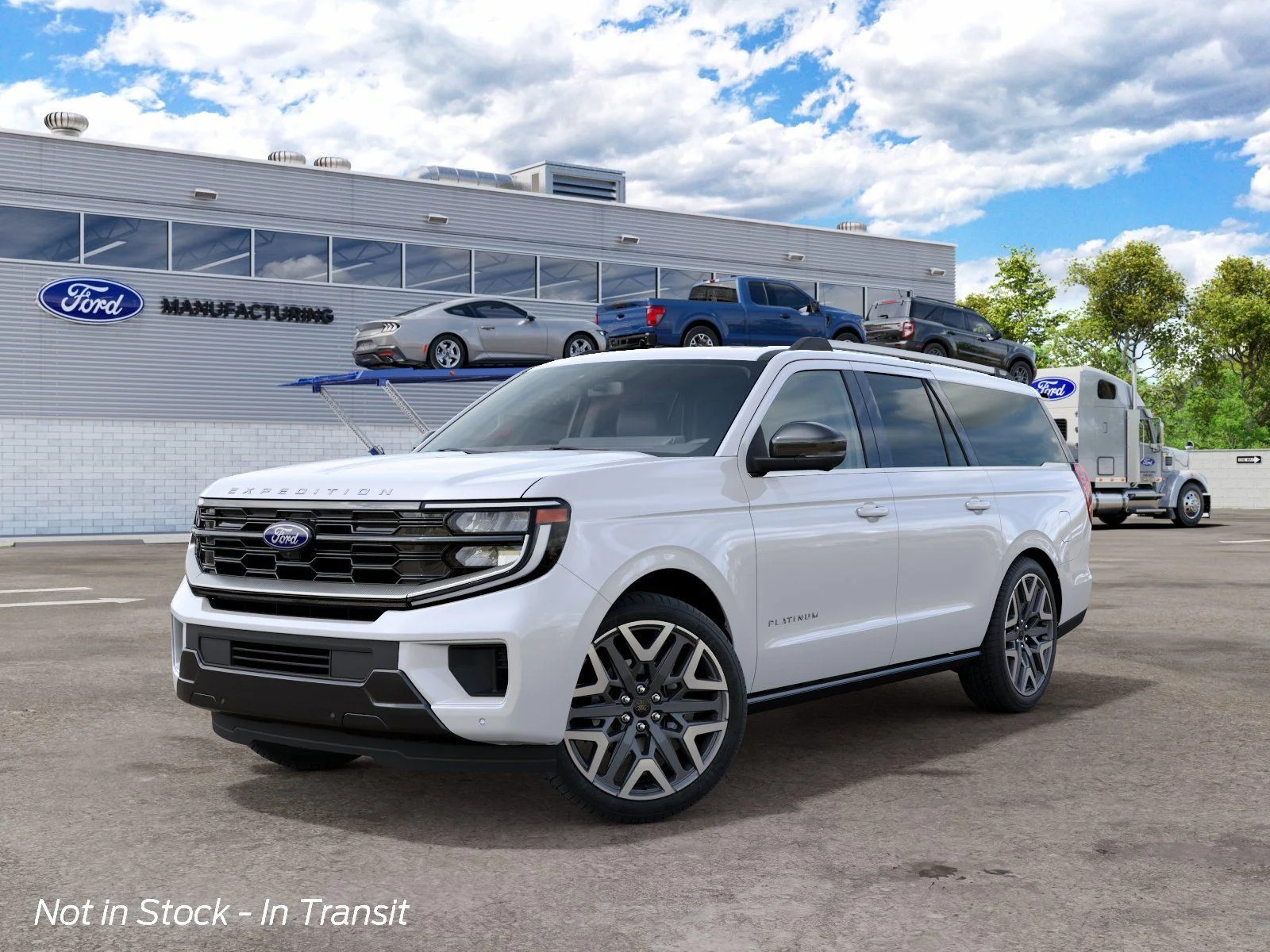 New 2027 White/off-white Ford Platinum image 2