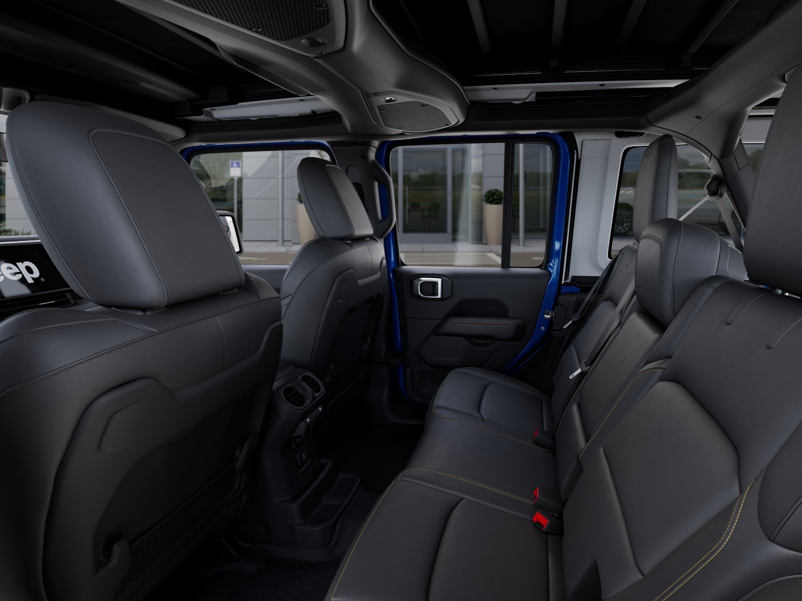 New 2026 Hydro Blue Pearl-Coat Exterior Paint Jeep Sahara image 23