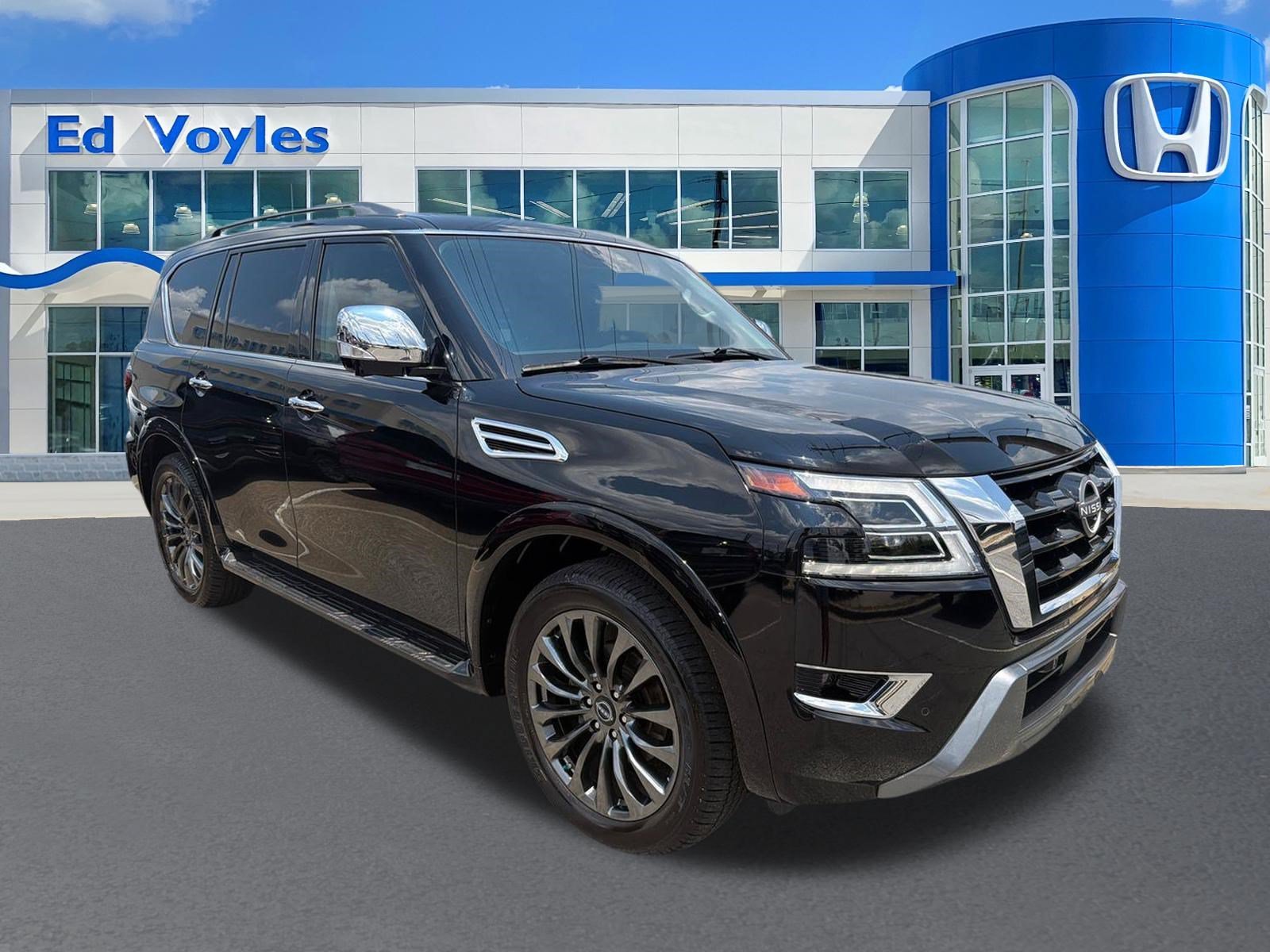 Used 2024 Super Black Nissan Platinum image 1