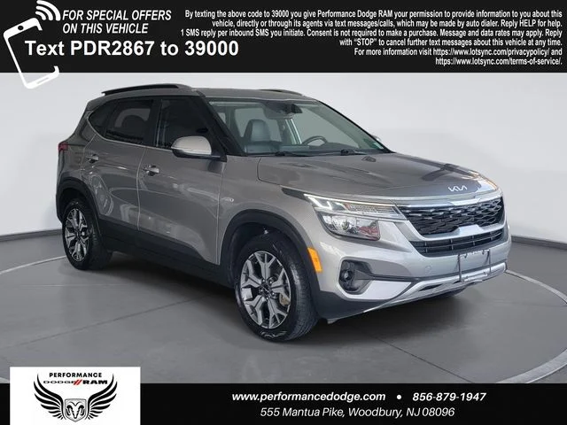 Certified Used 2022 Gray Kia EX image 1