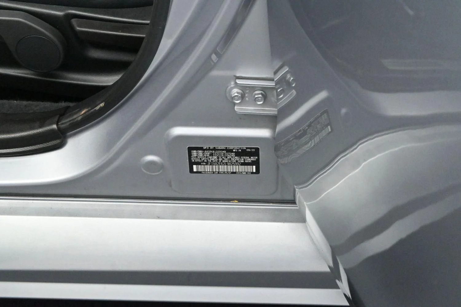 Used 2020 Ice Silver Metallic Subaru STI image 35