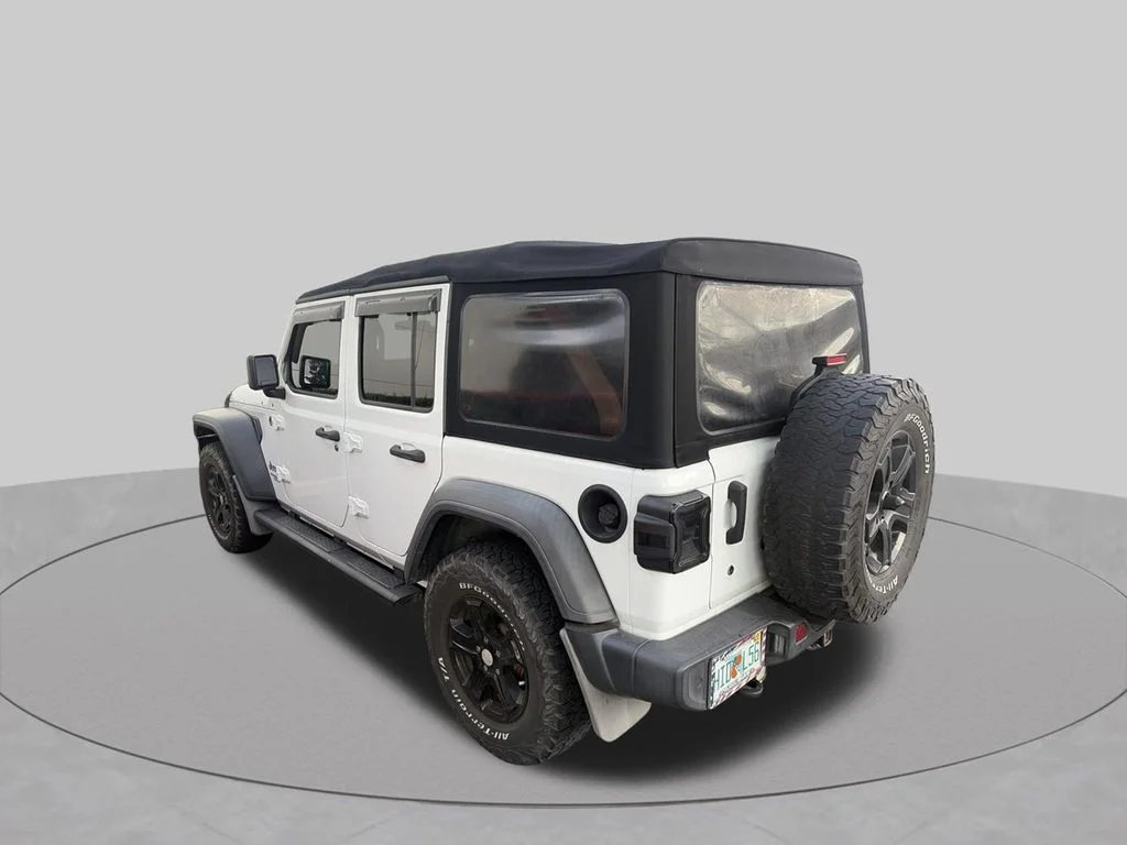 Used 2018 White Jeep Unlimited Sport S image 13