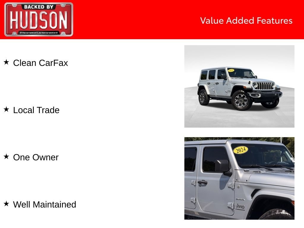 Used 2024 Silver Jeep Sahara image 3