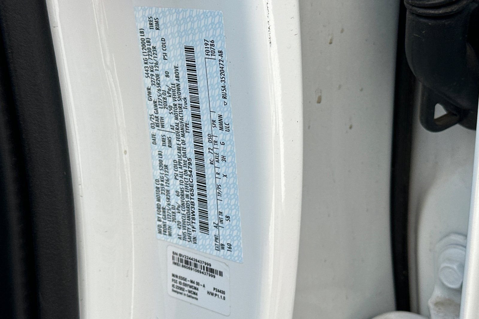 Used 2025 White Ford Lariat image 33