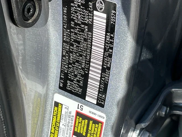 Certified Used 2024 Silver Toyota LE image 24