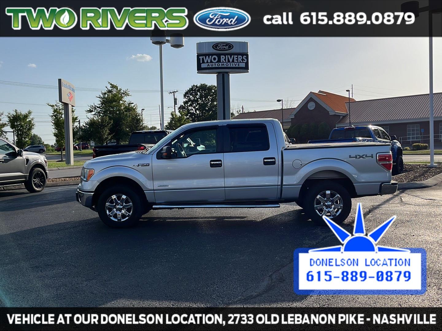 Used 2014 Ingot Silver Metallic Ford XLT image 43