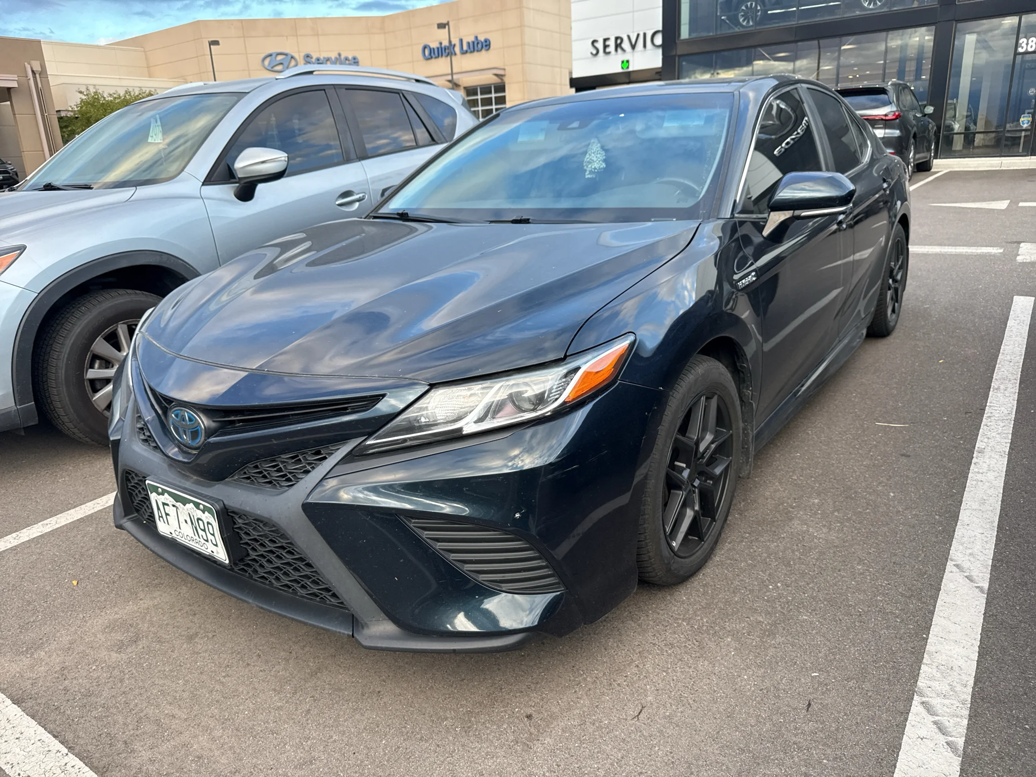 Used 2020 Gray Toyota SE image 2