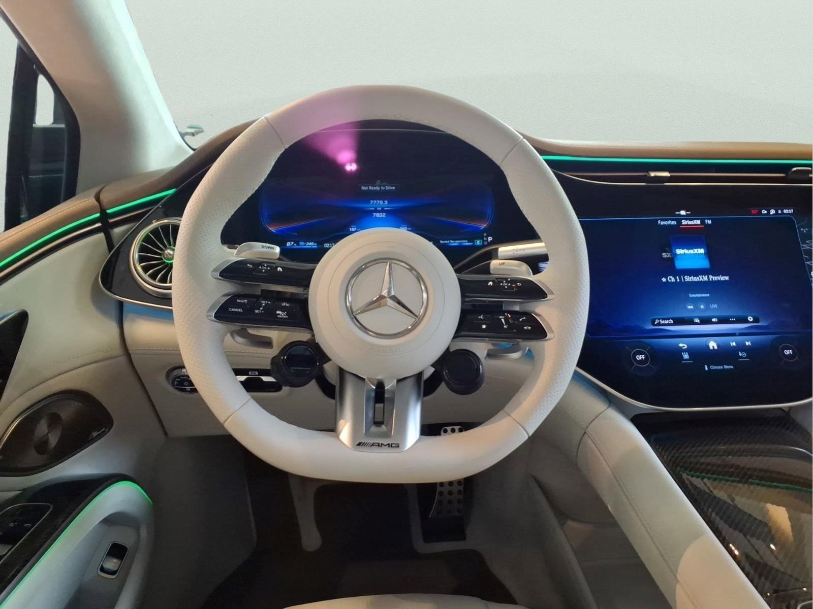 Certified Used 2024 MANUFAKTUR Selenite Grey Magno Mercedes-Benz AMG® EQS 4MATIC+ Sedan image 12