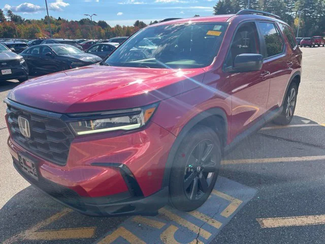 Used 2025 Radiant Red Metallic II Honda Sport image 7