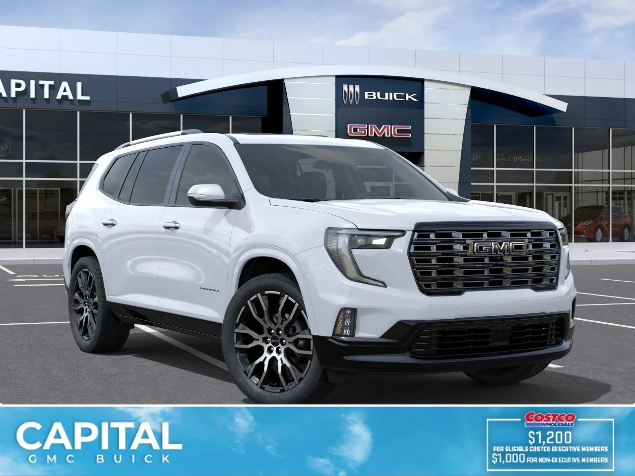 New 2026 GLACIER WHITE TRICOAT GMC Denali Ultimate image 7