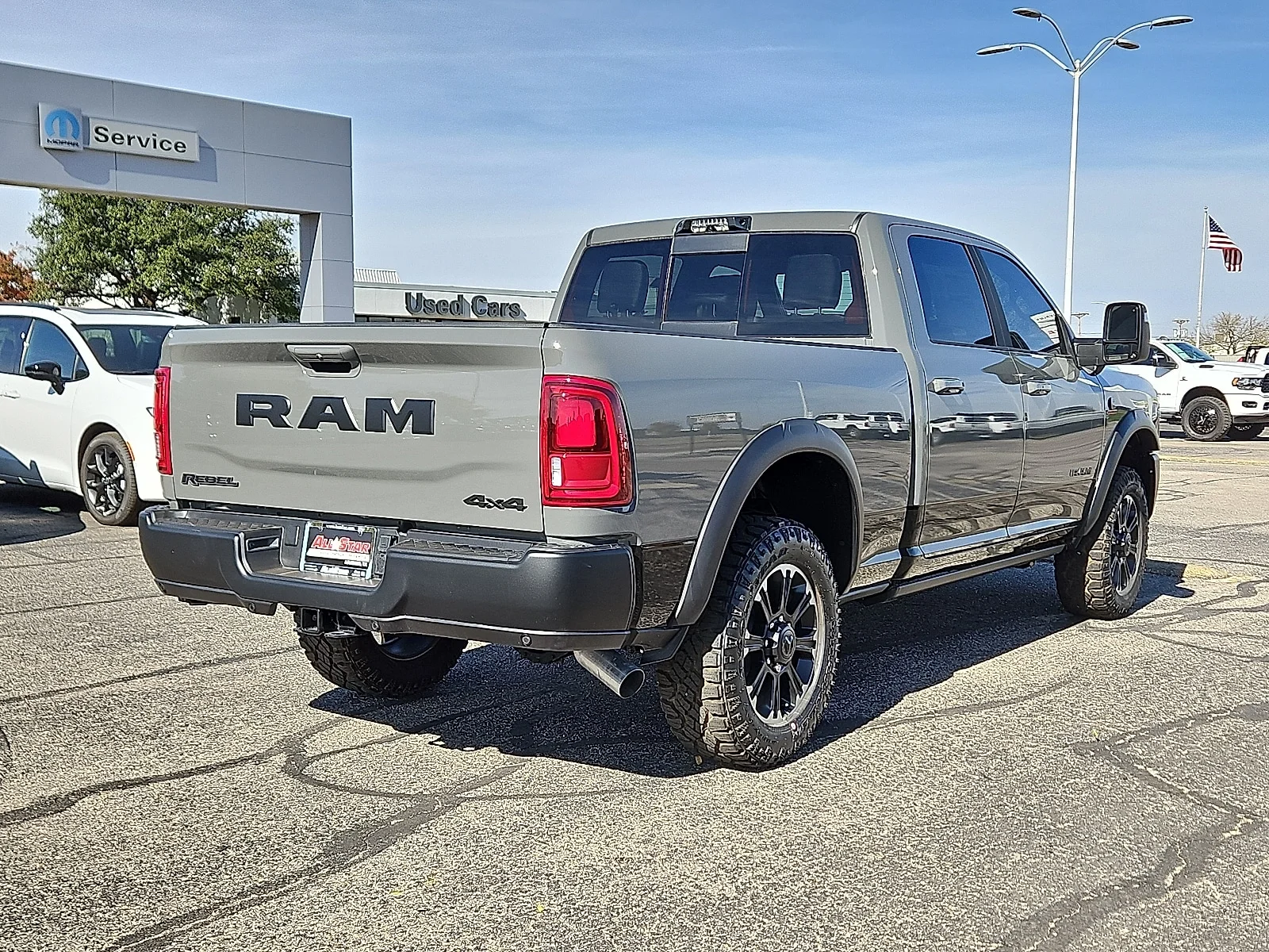 New 2026 Ceramic Gray Ram REBEL CREW CAB 4X4 6
