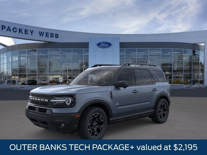 New 2025 Azure Gray Metallic Ford Outer Banks® image 2