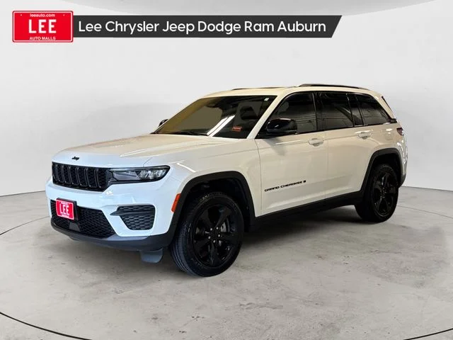 Used 2023 Bright White Clearcoat Jeep Altitude X image 1