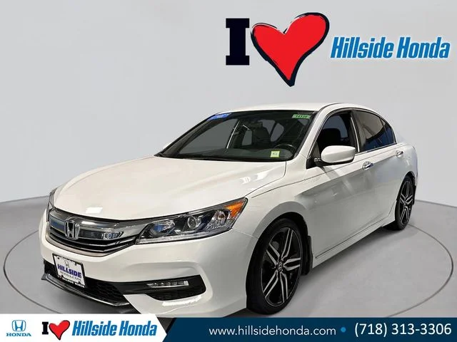Certified Used 2017 White Orchid Pearl Honda Sport Special Edition image 1
