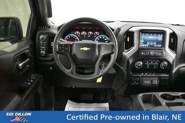 Certified Used 2021 SATIN STEEL METALLIC Chevrolet Work Truck image 4