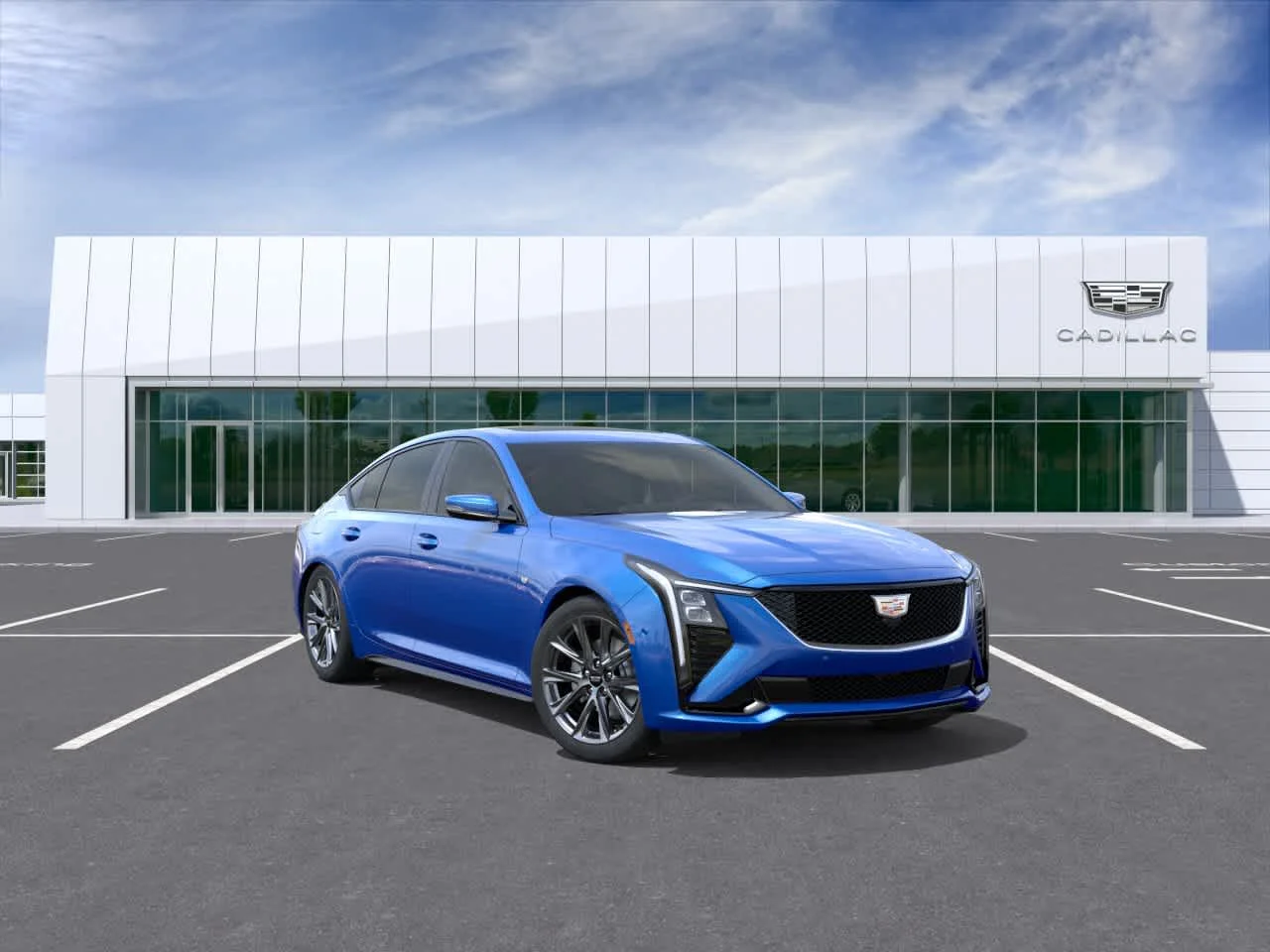 New 2026 Coastal Blue Metallic Cadillac Sport image 1