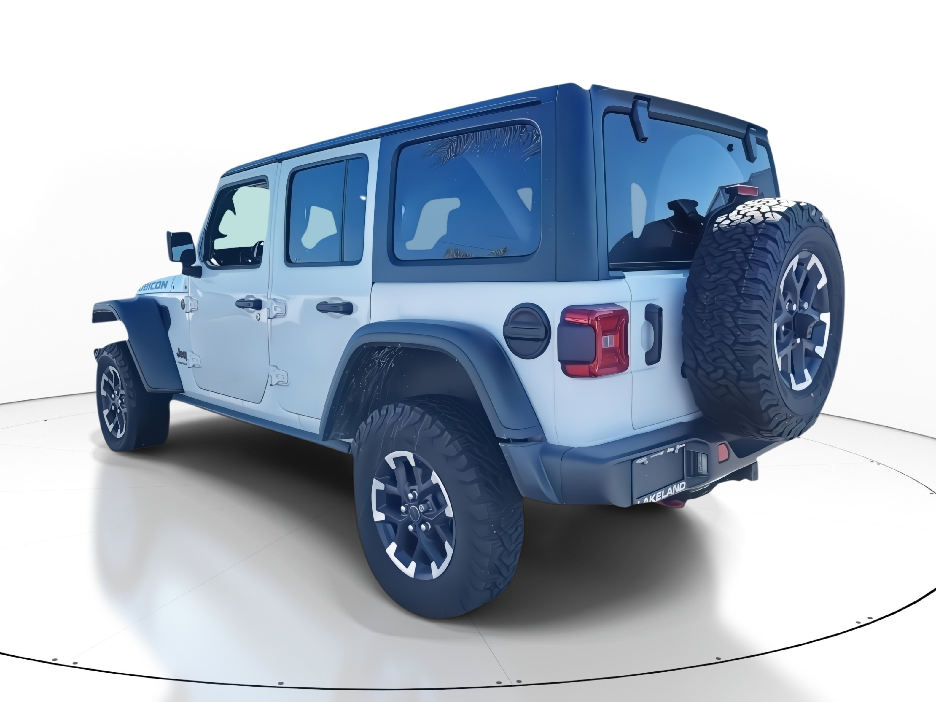 Used 2024 Bright White Clearcoat Jeep Rubicon image 6