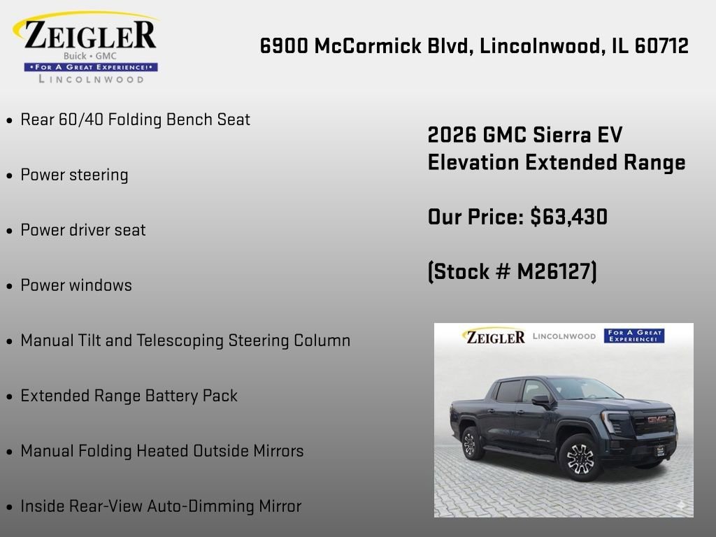 2026 GMC Sierra EV Elevation - Photo 18