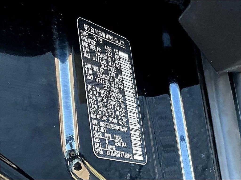 Used 2023 Black Nissan SV image 34