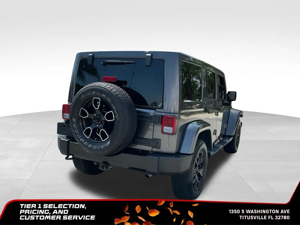 Used 2018 Gray Jeep Unlimited Sahara image 8