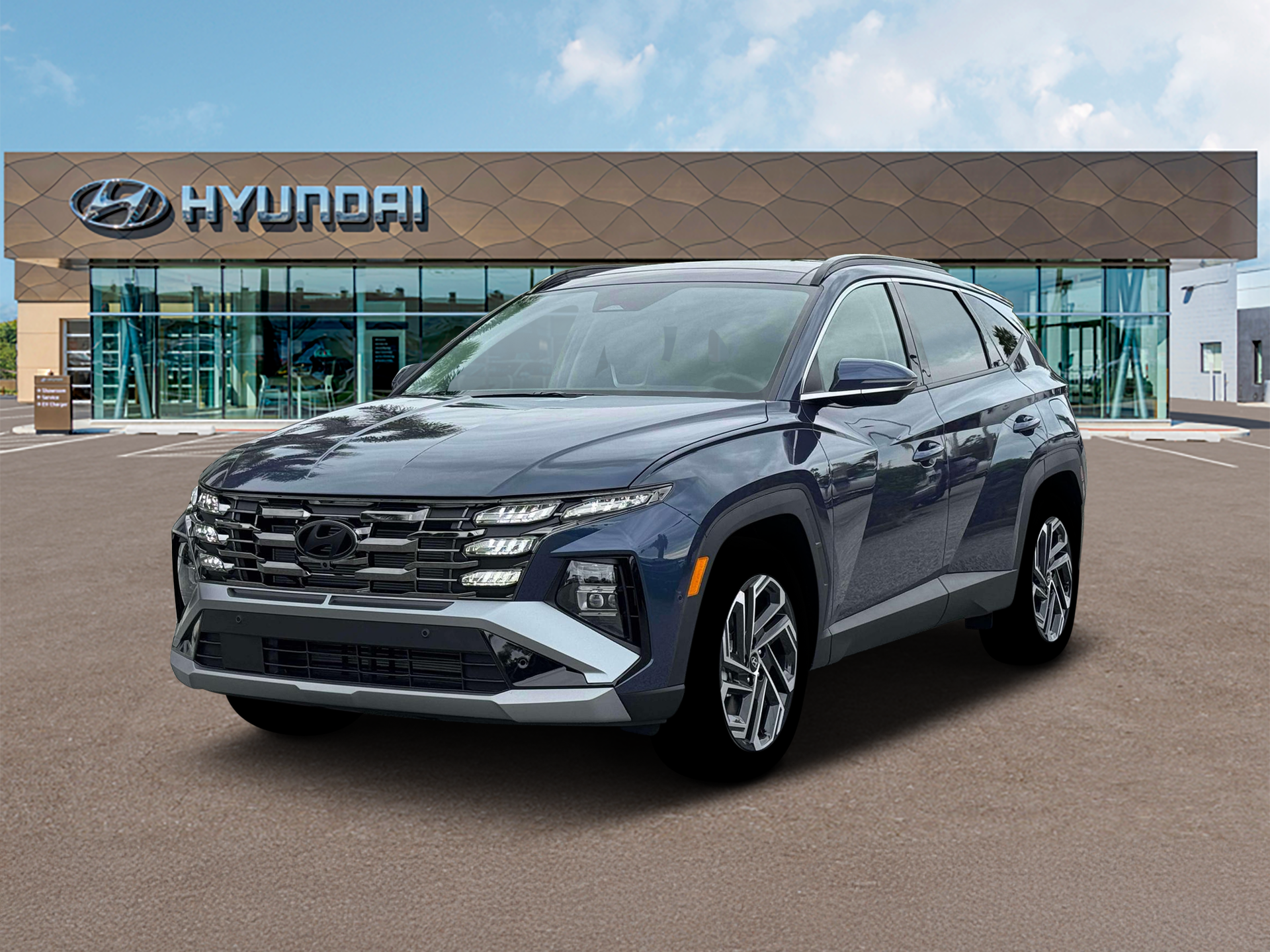 New 2026 Blue Hyundai Limited FWD image 1