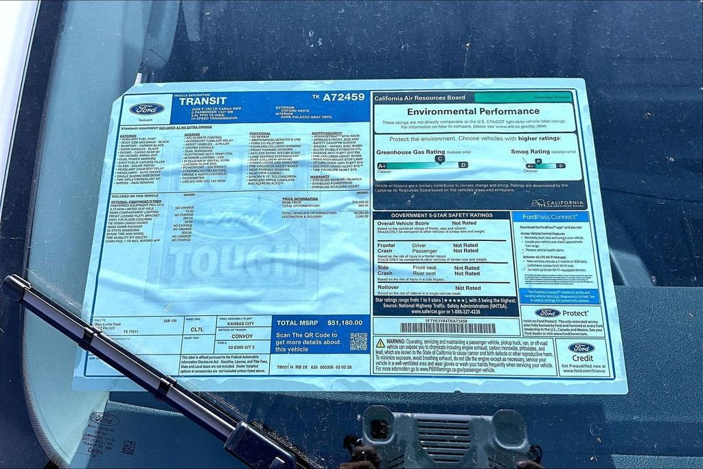 New 2026 Ford Transit-150 Base 3D Cargo Van