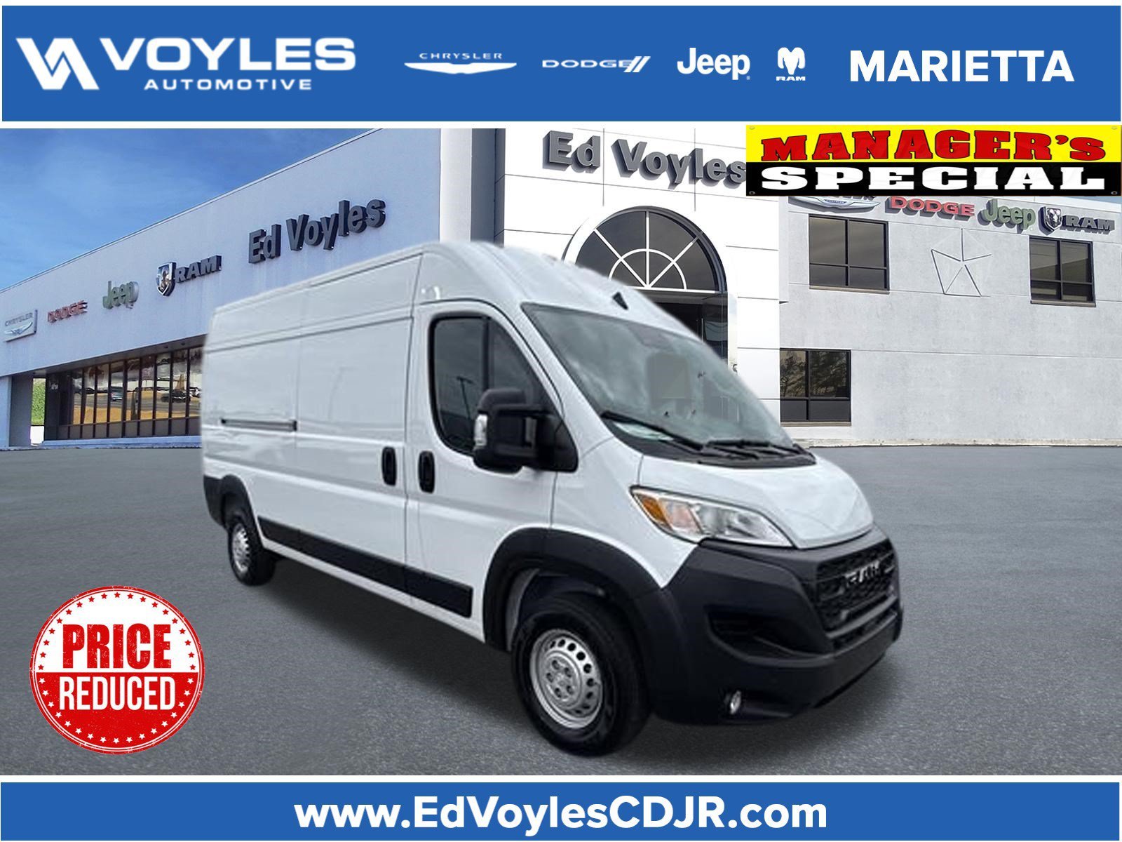 2026 RAM ProMaster Cargo Van Tradesman