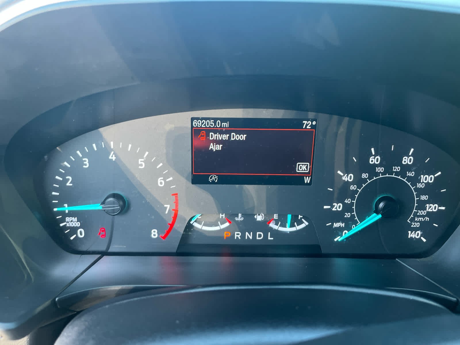 Used 2022 Stone Blue Metallic Ford SE image 5
