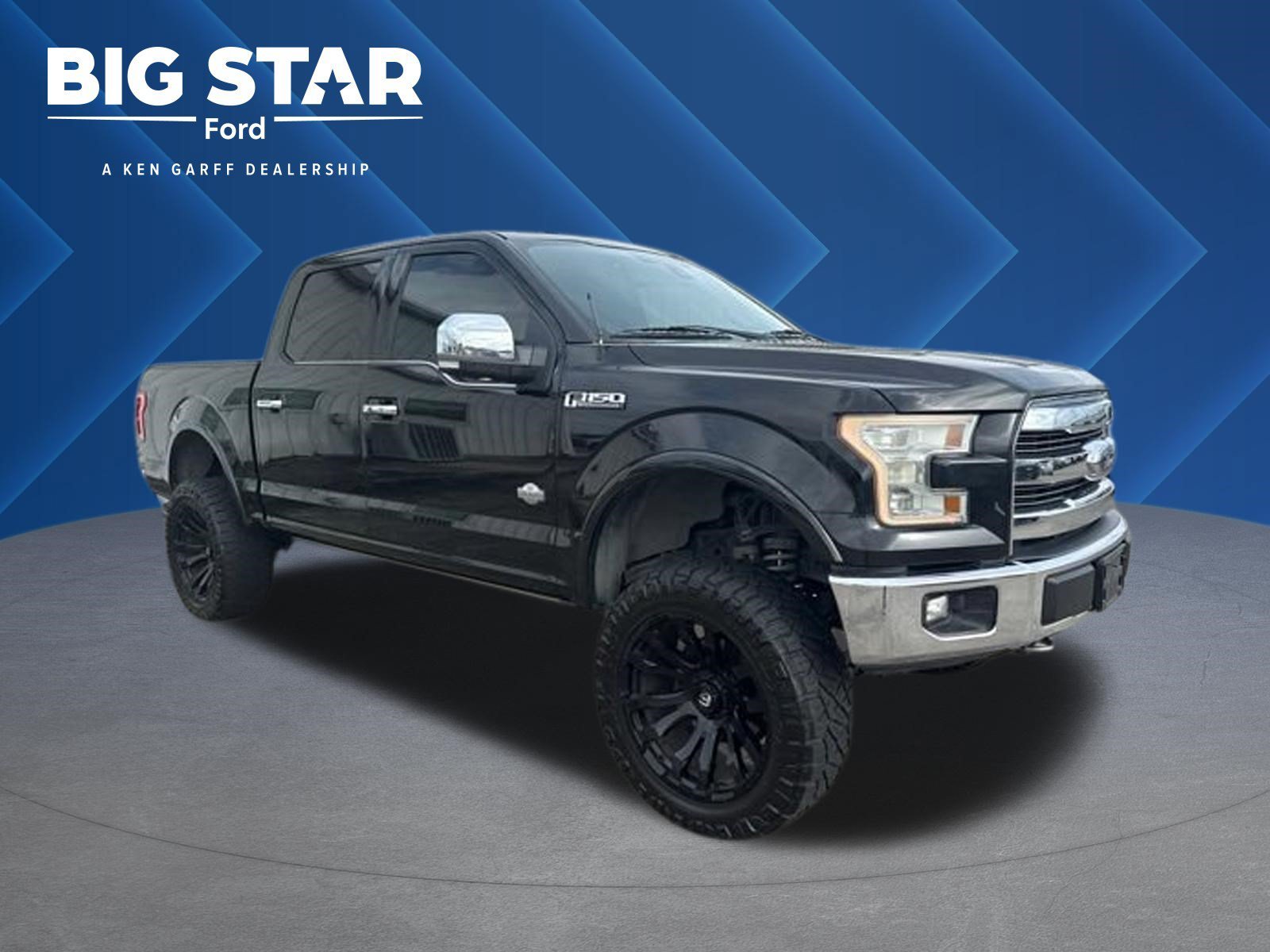 Used 2015 Tuxedo Black Metallic Ford King Ranch image 1