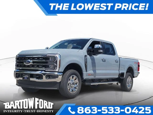 New 2026 Gray Metallic Ford Lariat image 1