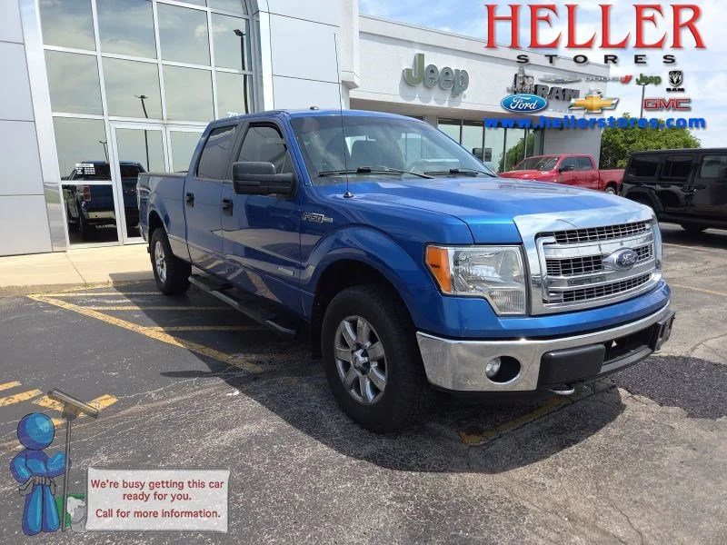 Used 2014 Blue Flame Metallic Ford XLT image 1