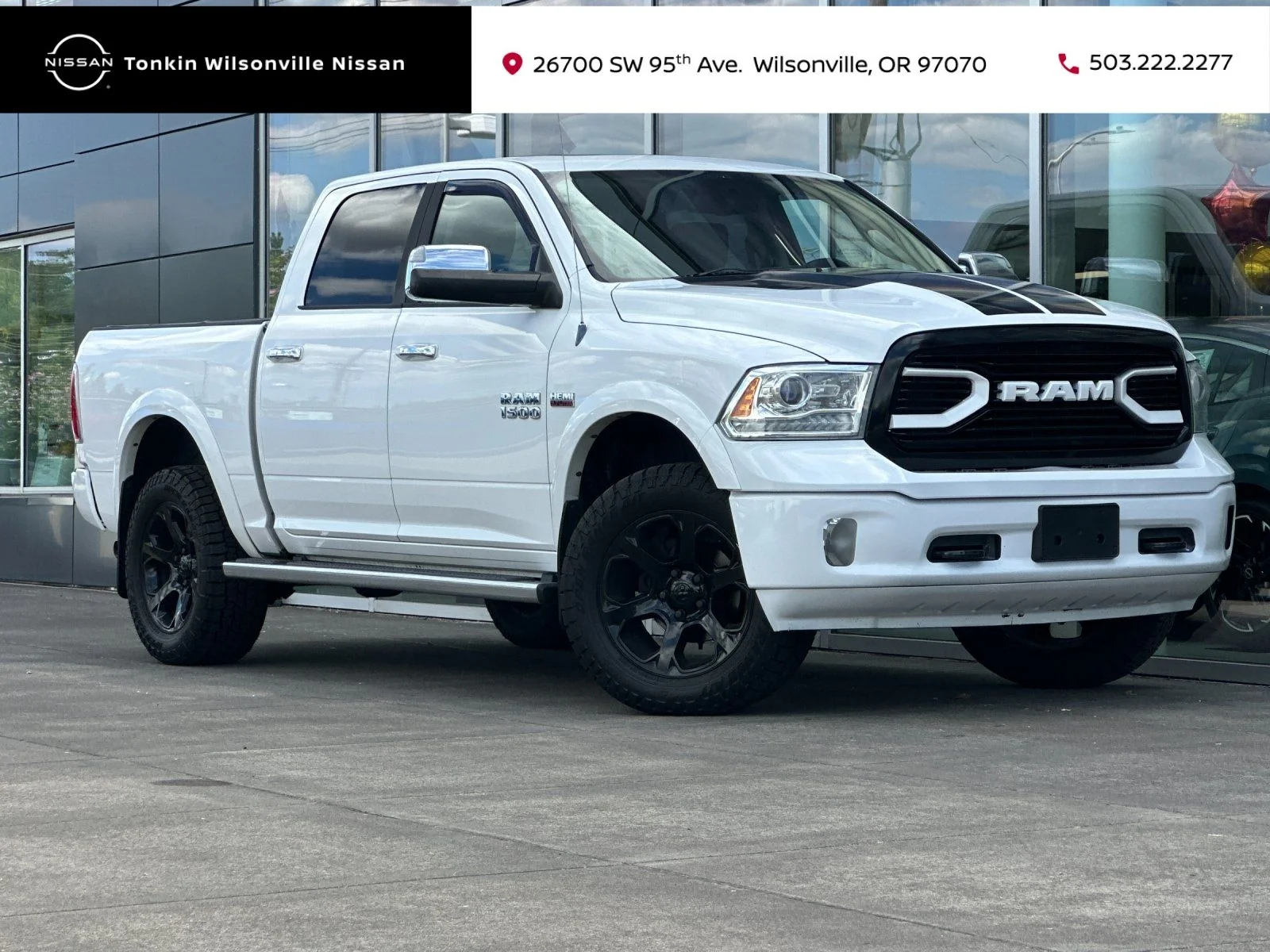 Used 2014 Bright White Clearcoat Ram Laramie image 1