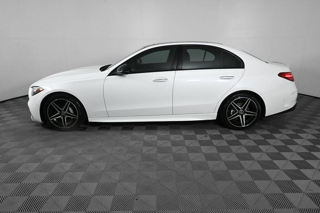 Certified Used 2023 MANUFAKTUR Moonlight White Metallic Mercedes-Benz C 300 image 3