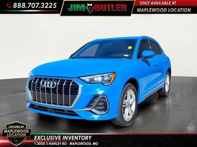 Used 2020 Blue Audi Premium 45 TFSI S line quattro Tiptronic image 1