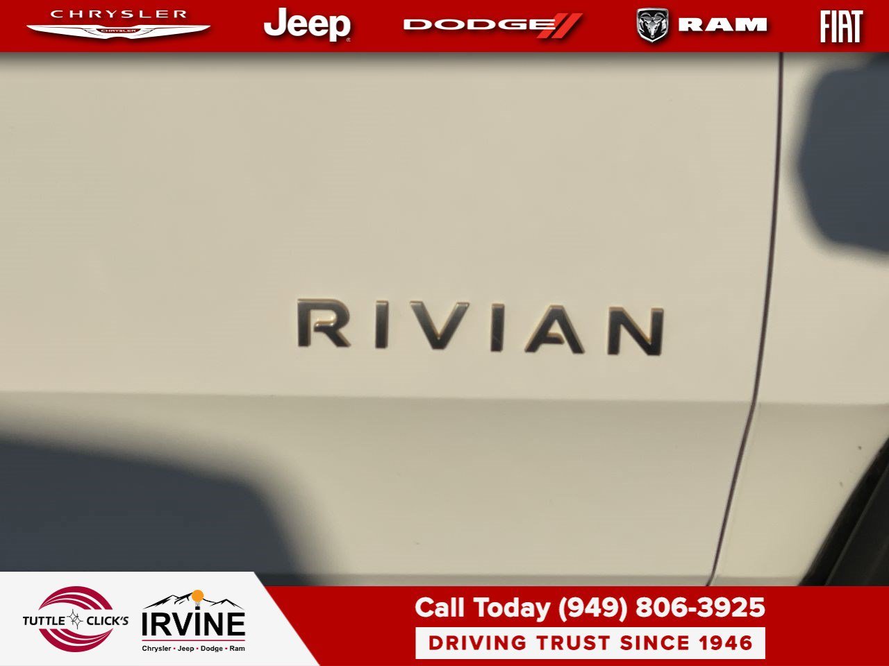 Used 2023 Glacier White Rivian Adventure image 8