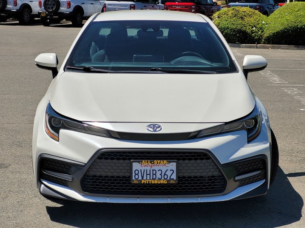 Certified Used 2021 White Toyota SE image 2