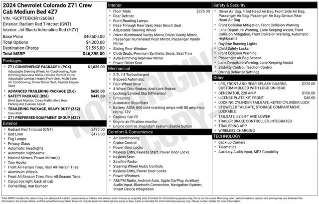 Used 2024 Radiant Red Tintcoat Chevrolet Z71 image 5