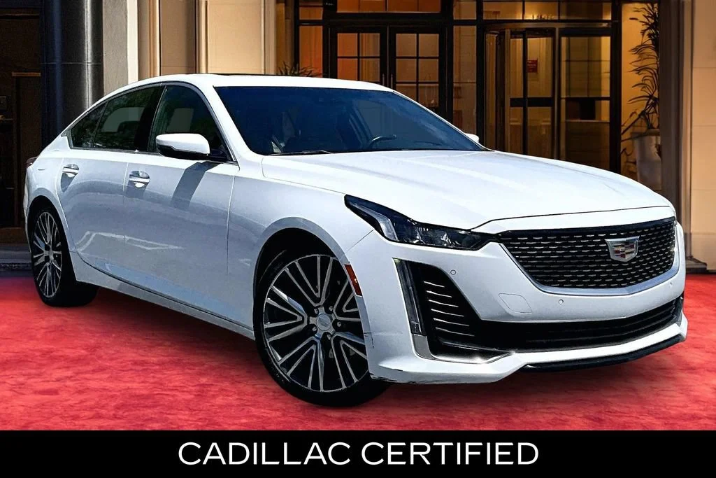 Certified Used 2023 SUMMIT WHITE Cadillac Premium Luxury image 2