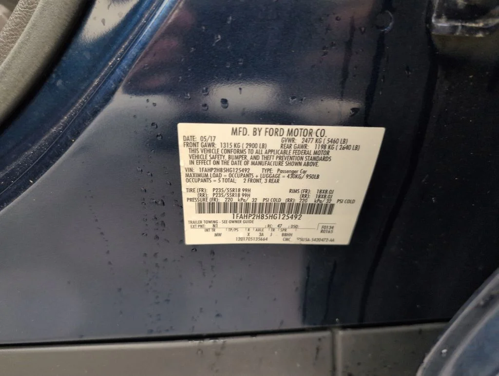 Used 2017 Blue Ford SEL image 38