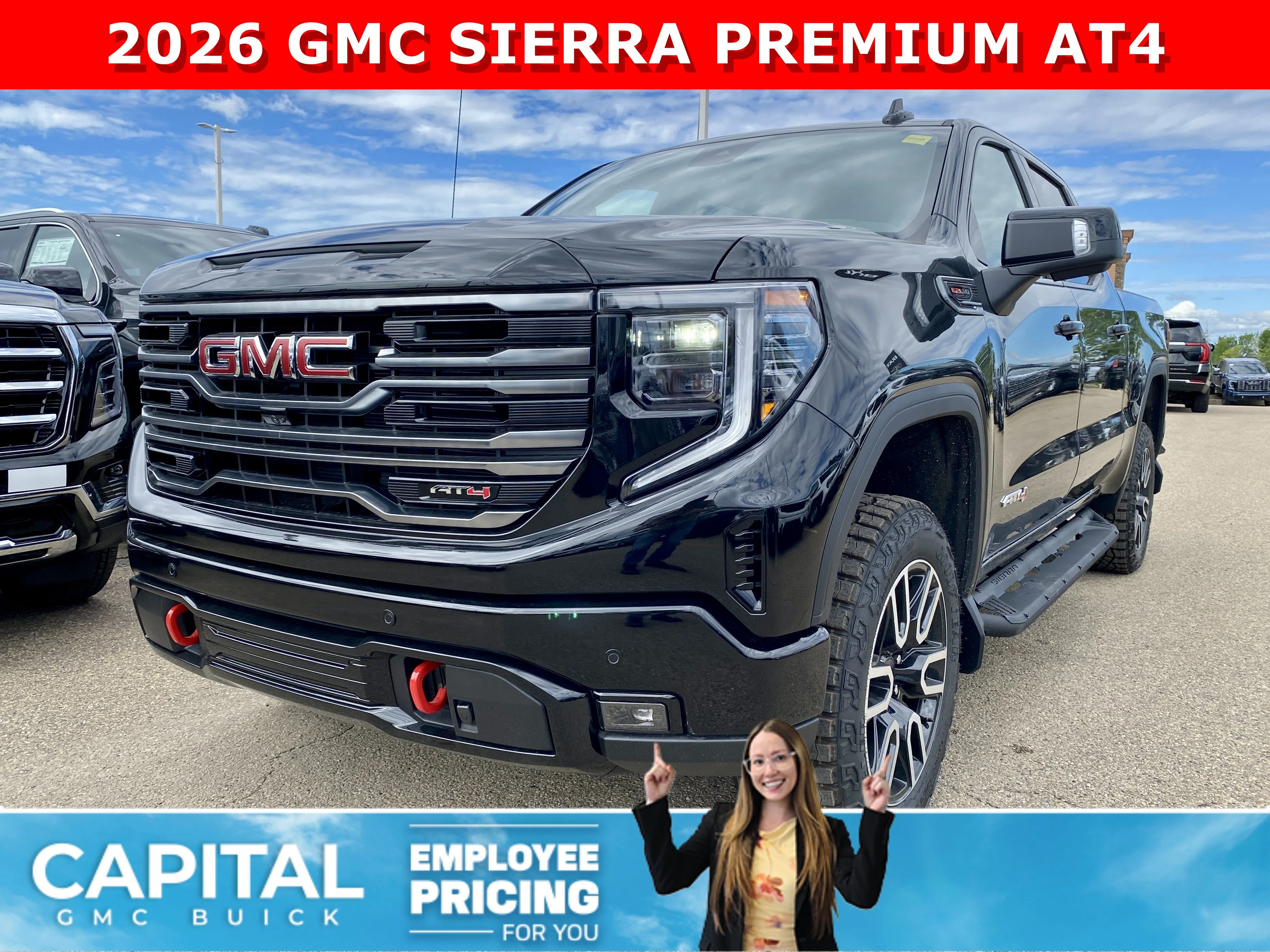 New 2026 ONYX BLACK GMC AT4 image 1