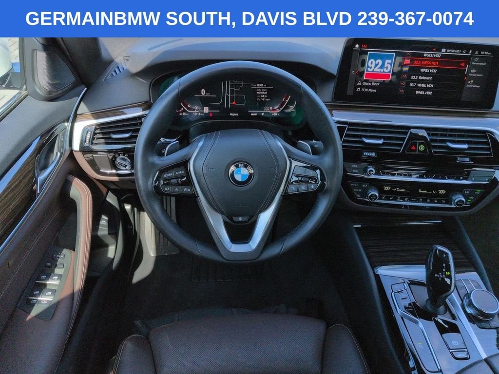 Certified Used 2023 White Metallic BMW 540i xDrive image 18
