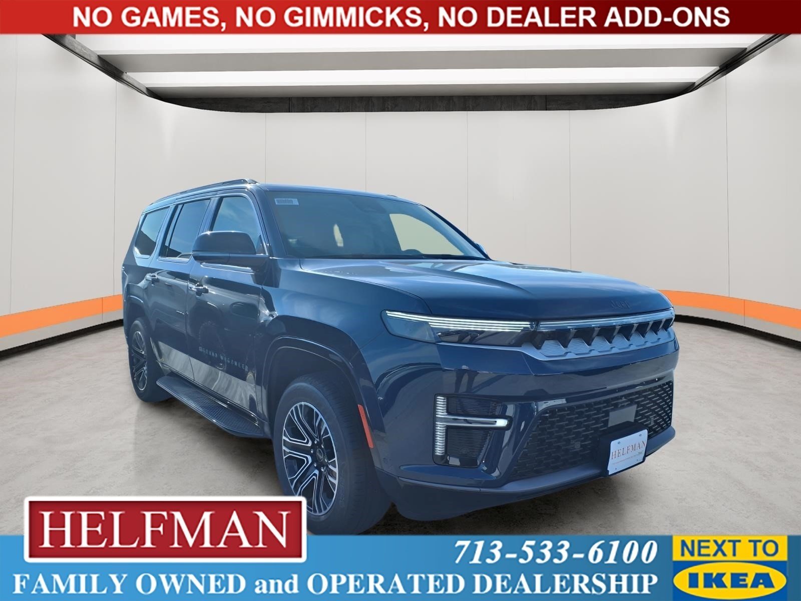 New 2026 Fathom Blue Pearl-Coat Exterior Paint (Late Availability) Jeep  image 1