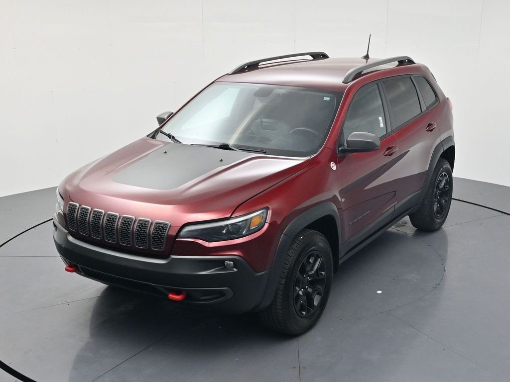 Used 2020 Velvet Red Pearlcoat Jeep Trailhawk image 38