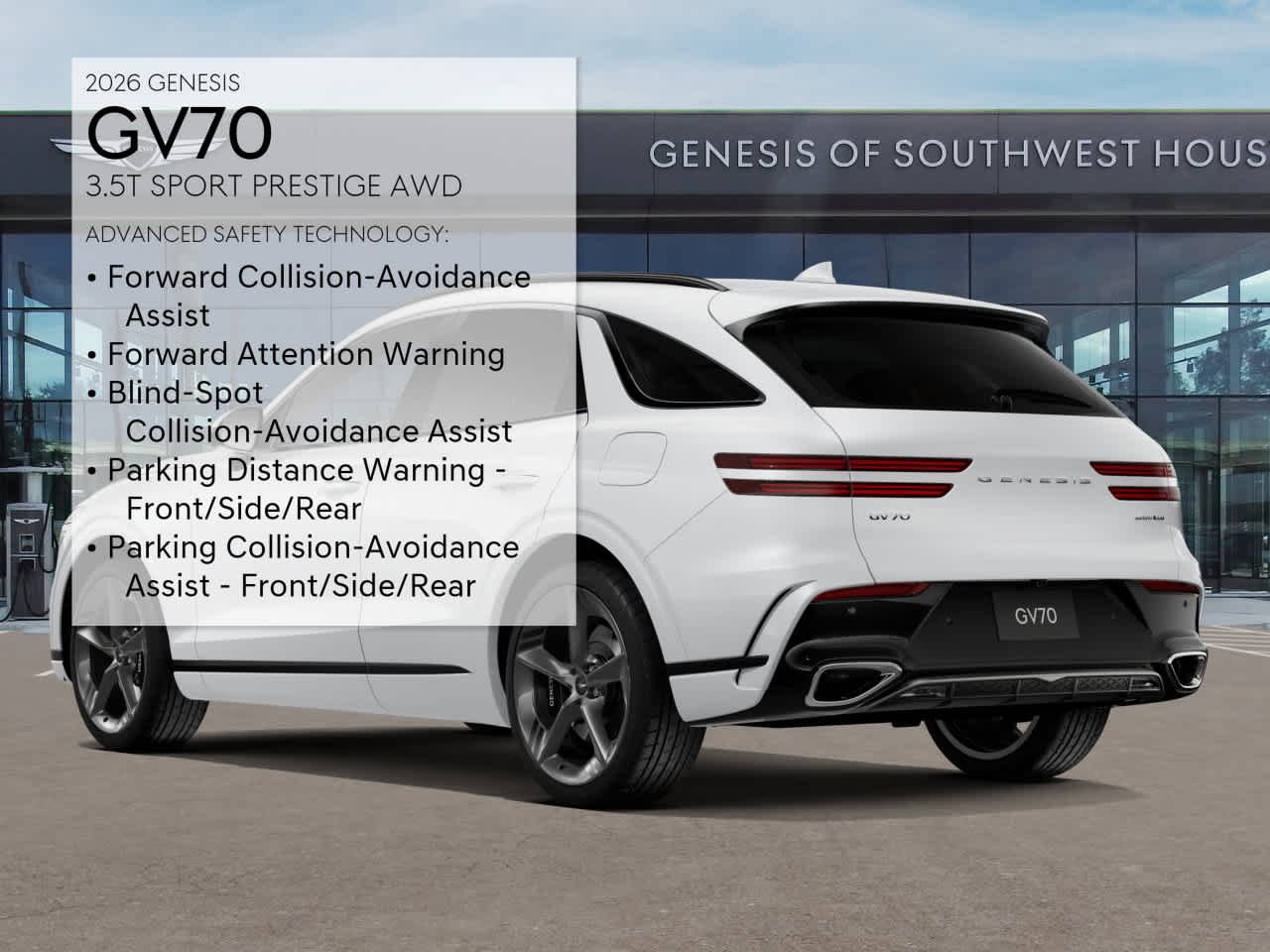 Used 2026 Alta White Genesis 3.5T Sport Prestige image 7