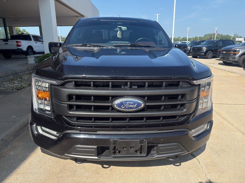 Used 2023 Agate Black Metallic Ford LARIAT image 2