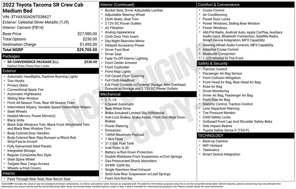 Used 2022 Silver Toyota SR image 6