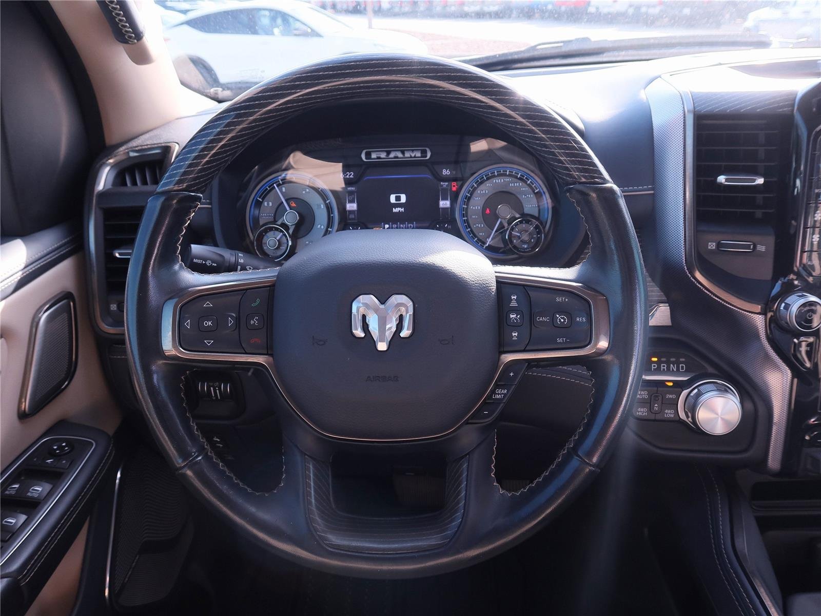 Used 2020 Ivory White Tri-Coat Pearlcoat Ram Limited image 11