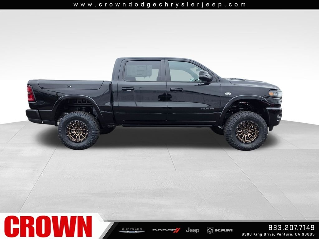 New 2026 Diamond Black Crystal Pearl-Coat Exterior Paint RAM Laramie image 4