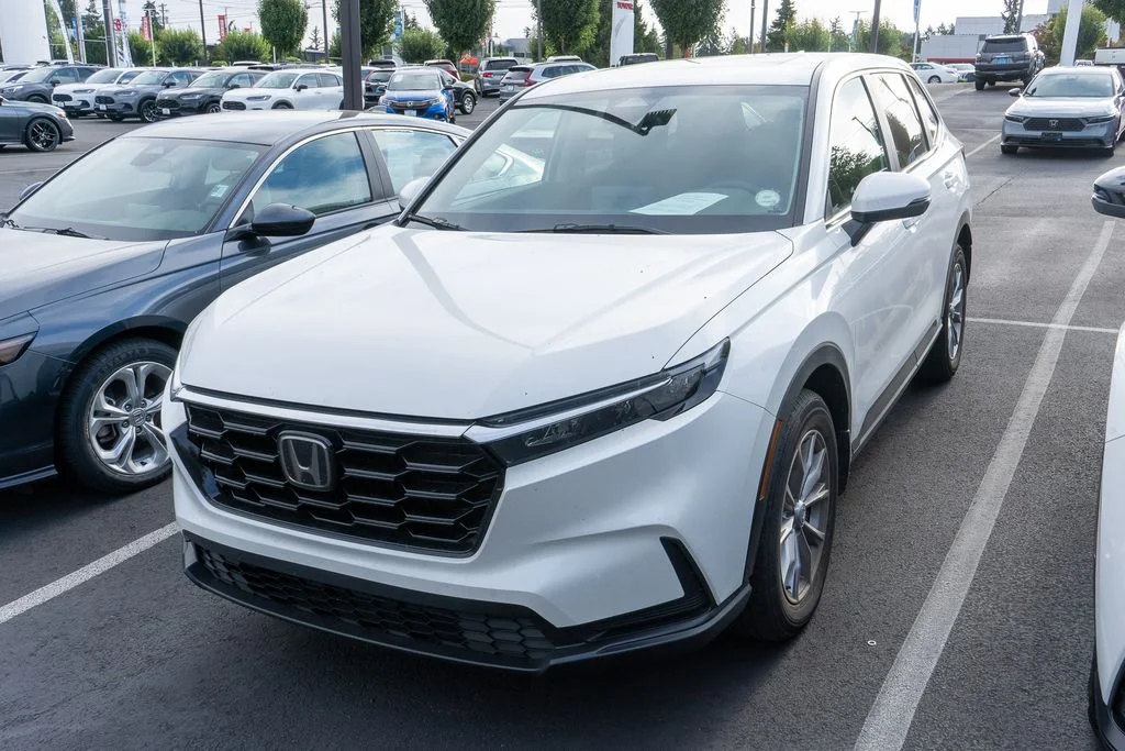 Certified Used 2024 Platinum White Honda EX image 3